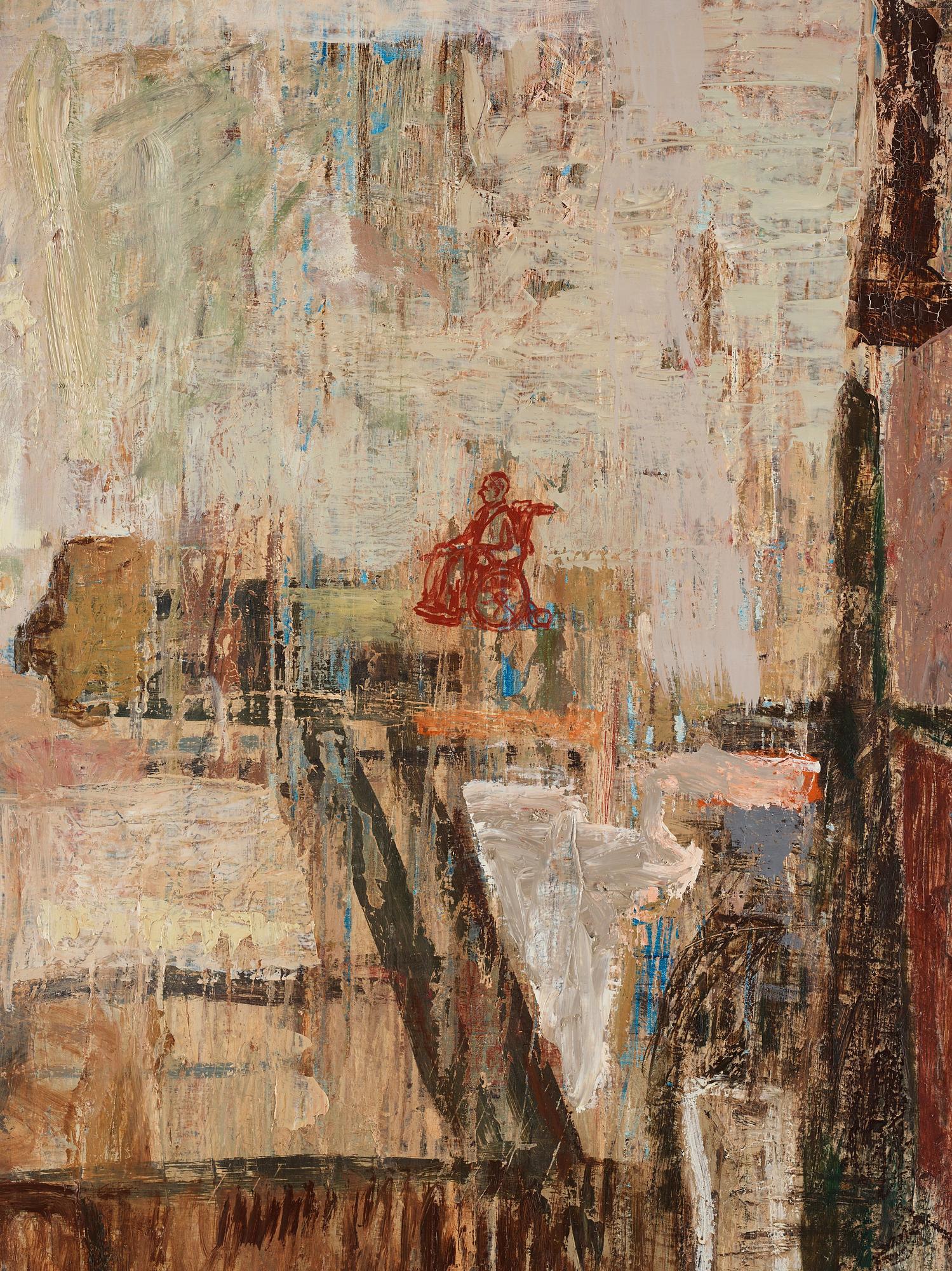 Arvid Pettersen, oil on canvas, diptych, signed verso.
