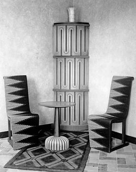 A pair of Axel-Einar Hjorth 'Mora' chairs by NK, Nordiska Kompaniet 1929.