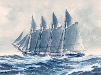 4. Adolf Bock, THE FOUR-MASTED SHIP ATLAS FROM MARIEHAMN.