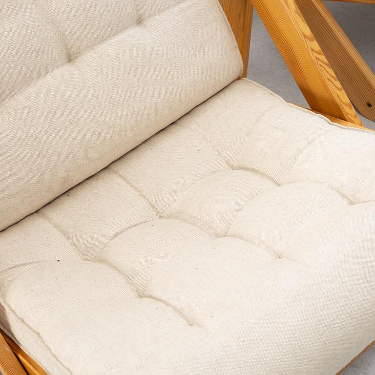 Gillis Lundgren, armchairs, a pair, "Kon-Tiki", IKEA, 1970s.