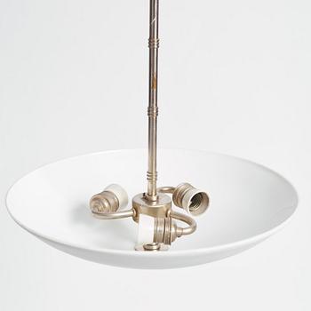 Erik Tidstrand, & Simon Gate, a ceiling lamp from Tändstickspalatset (The Matchstick Palace), Nordiska Kompaniet & Orrefors, ca 1928.