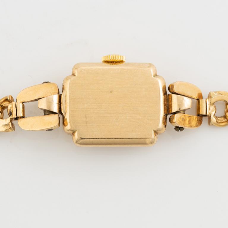 Gold Omega ladies watch.