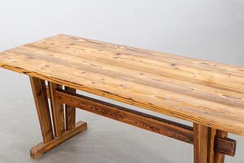 TABLE, pinewood, second half of the 20th century.