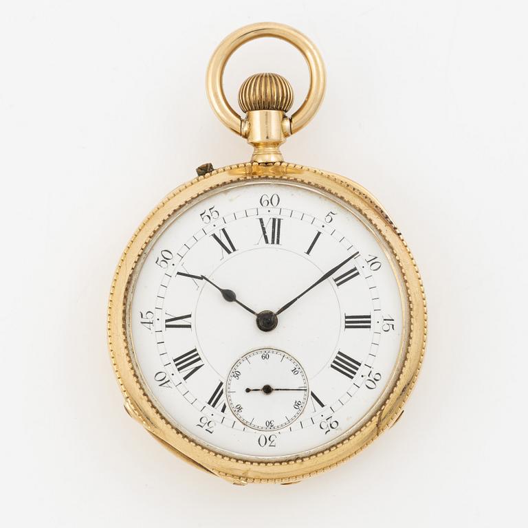 Pocket watch, 39 mm.