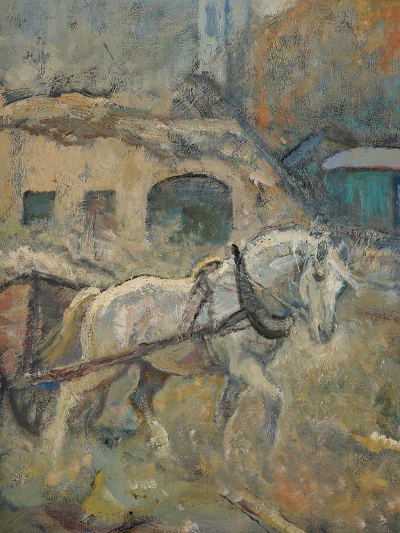 Acke Åslund, Worker out in the field.