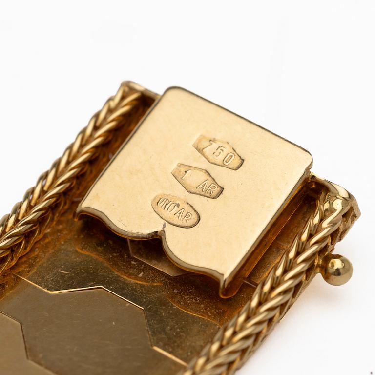 Armband, 18k guld, Uno A Erre, Italien.