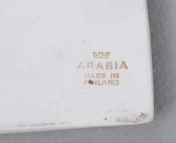 VÄGGPLAKETT, keramik, Maj-Britt Heilimo monogramsignerad i godset, Arabia 1960-tal.