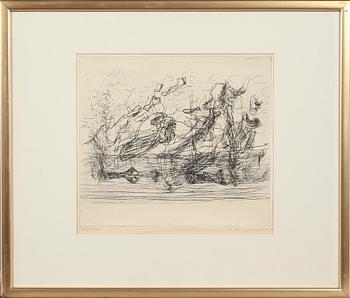 TORSTEN RENQVIST, linjeetsningar, 2 st, signerade och numrerade 145 respektive 240/320.