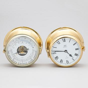 KLOCKA och BAROMETER, 2 delar, Schatz, 1900-talets andra hälft.
