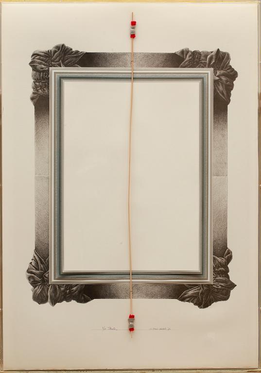 GERARD TITUS-CARMEL, serigrafi med collage, sign, dat -74 och numr 7/13.