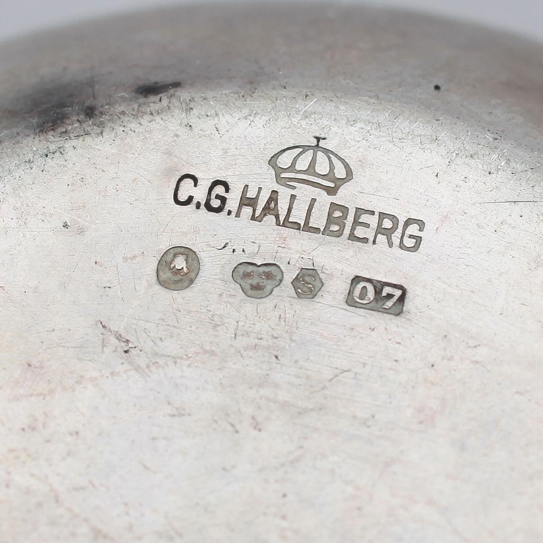 SAMLING SILVERFÖREMÅL, 6 delar, 1900-tal. Total vikt ca 471 g.