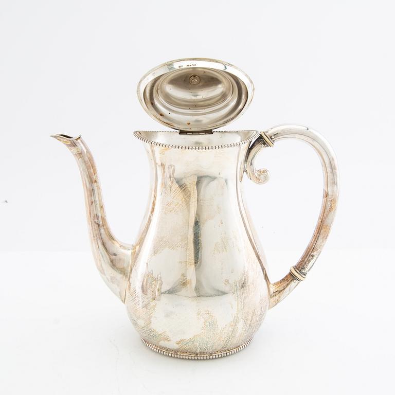 Coffee service, 3 pieces, silver, GAB, Stockholm, 1918.