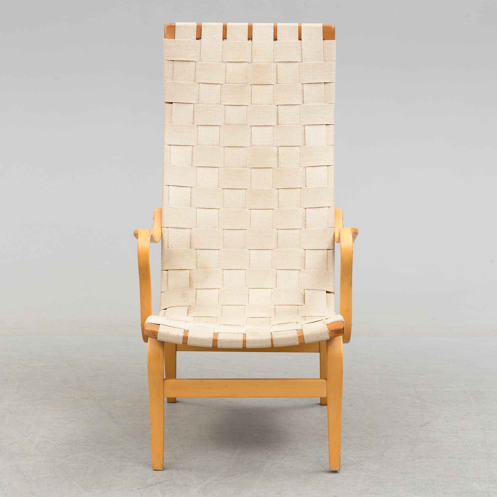 An easy chair "Eva" by Bruno Mathsson.