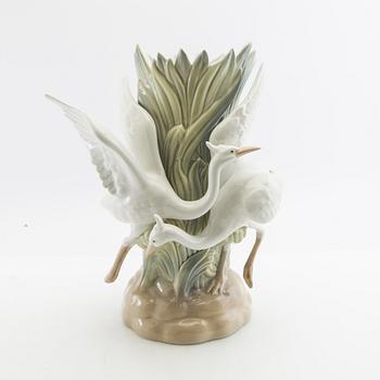Vase, porcelain, M. Requena, Valencia, Spain, second half of the 20th century.