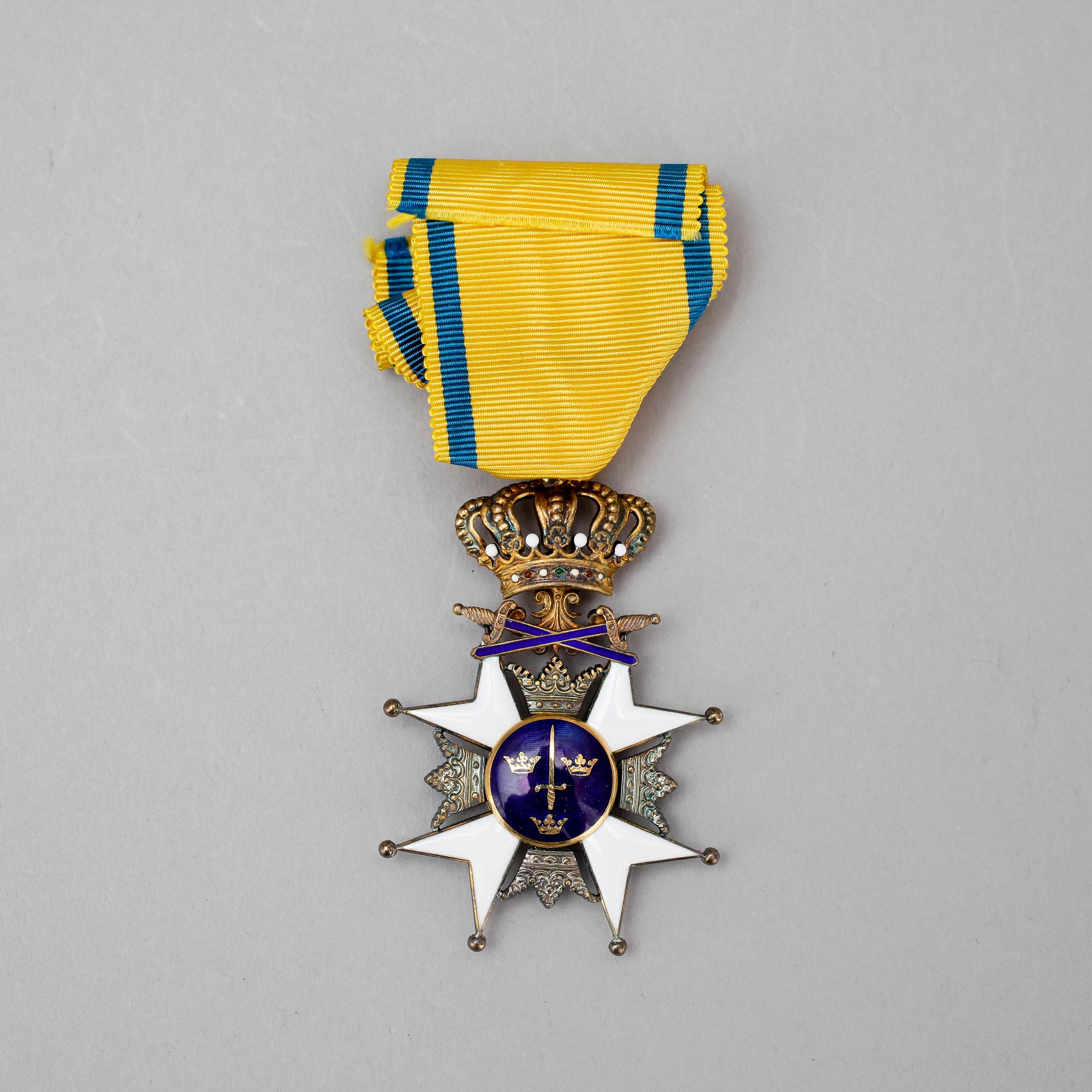 SVÄRDSORDEN, CF Carlman, 1900-talets mitt.