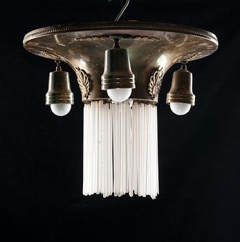 TAKLAMPA, jugend, tidigt 1900-tal. Höjd 33 cm.