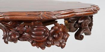 SALONGSBORD, 1800-tal. Etikettmärkt M.O. Schröder.