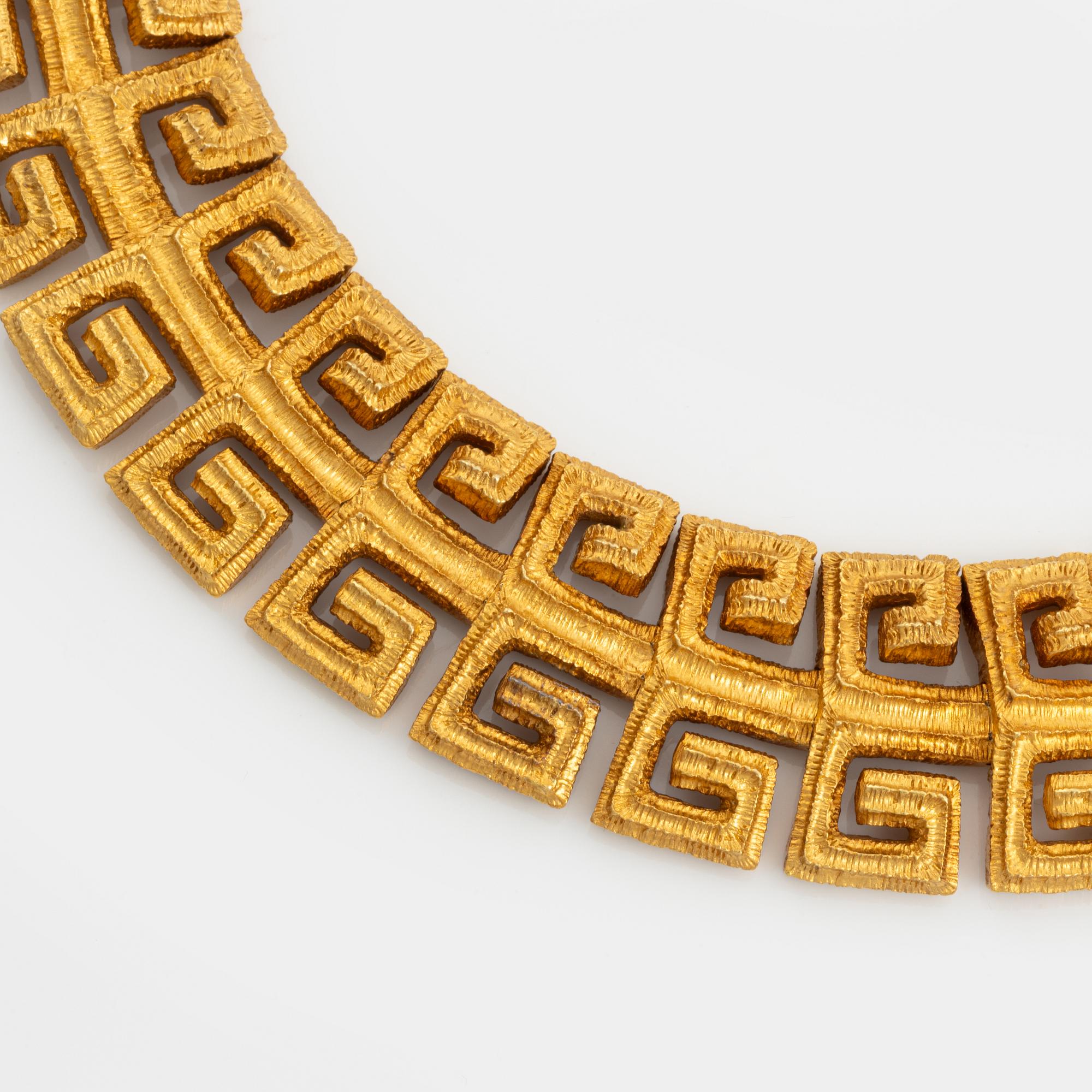 Maramenos & Pateras collier 18K guld.