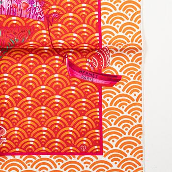 Hermès, scarf, "Bateau Fleuri".