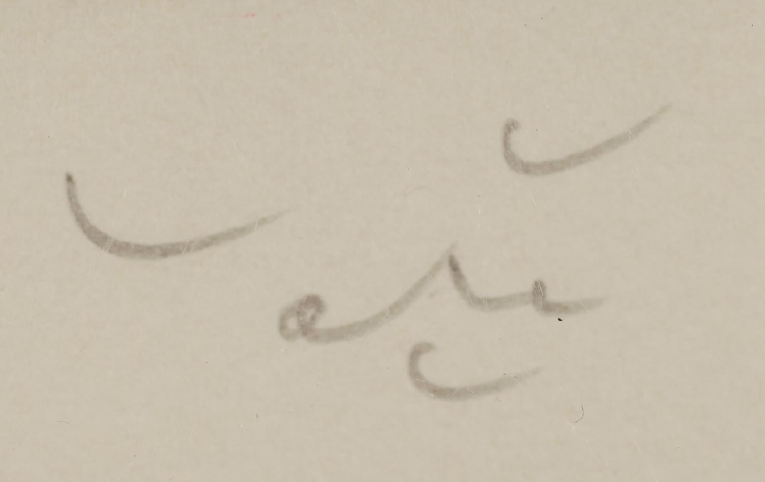 ROBERTO MATTA, färgetsning, sign.