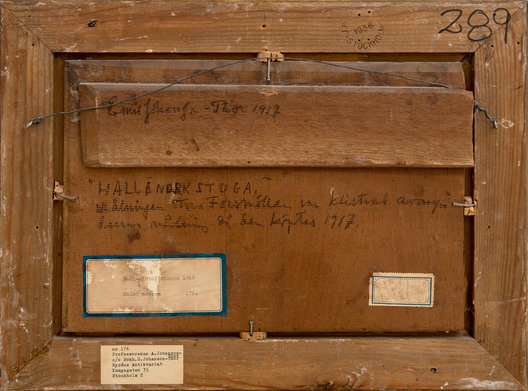 Kilian Zoll, "Halländsk stuga".