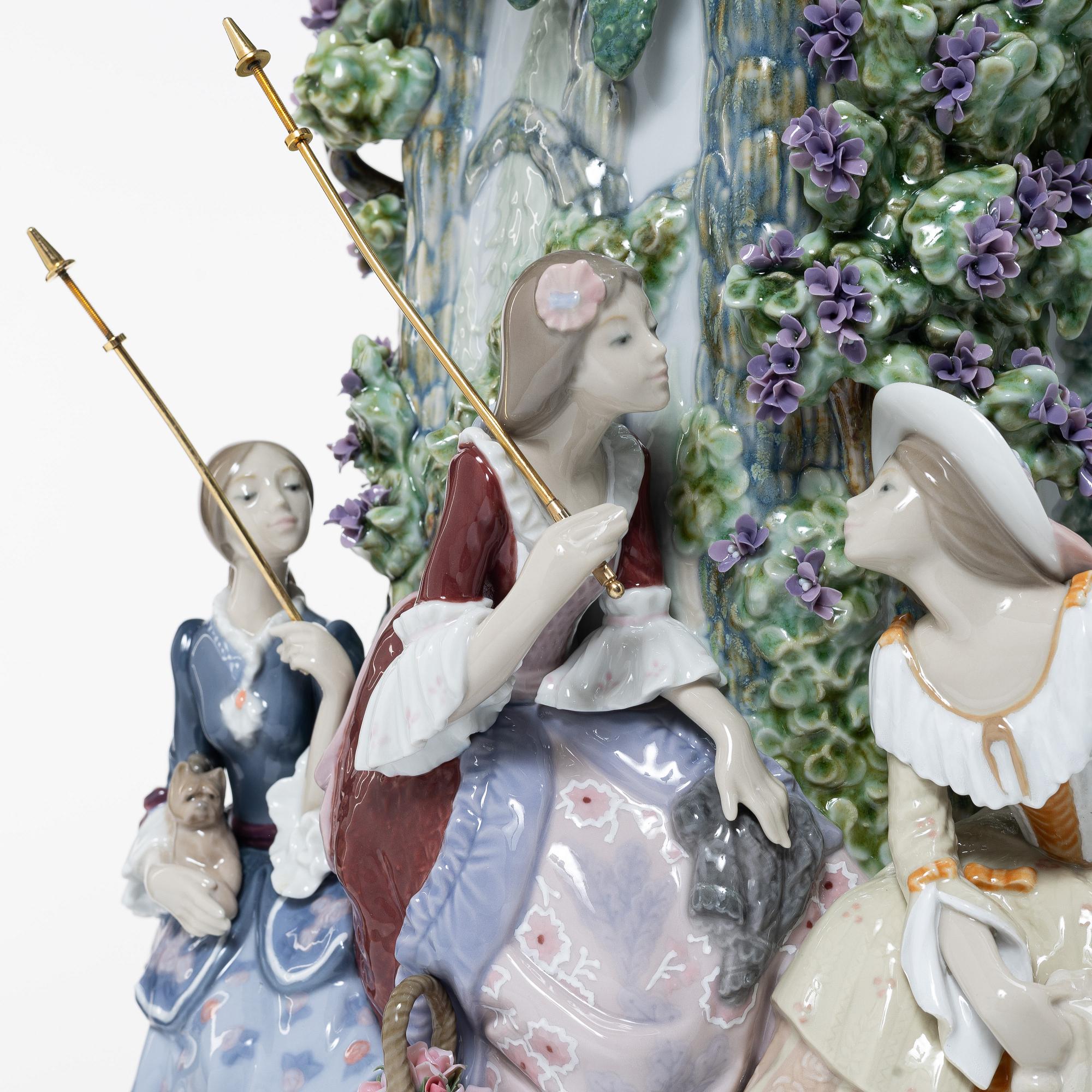 Lladró, "Ladies from Aranjuez vase", vas, Spanien.
