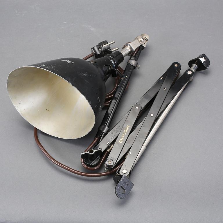 VÄGGLAMPA, Modell 11, Curt Fischer, Midgard, Bauhaus, 1920-tal.