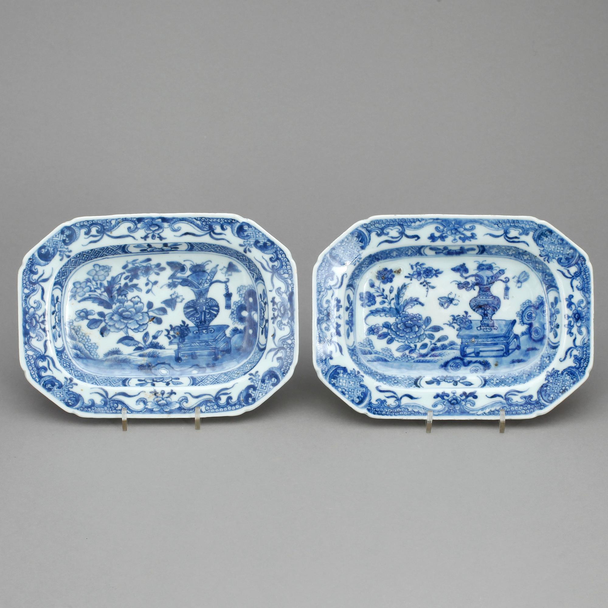 FAT, ett par, porslin, Kina, Qianlong, 1736-95.
