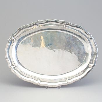 a sterling silver tray from Mexico.