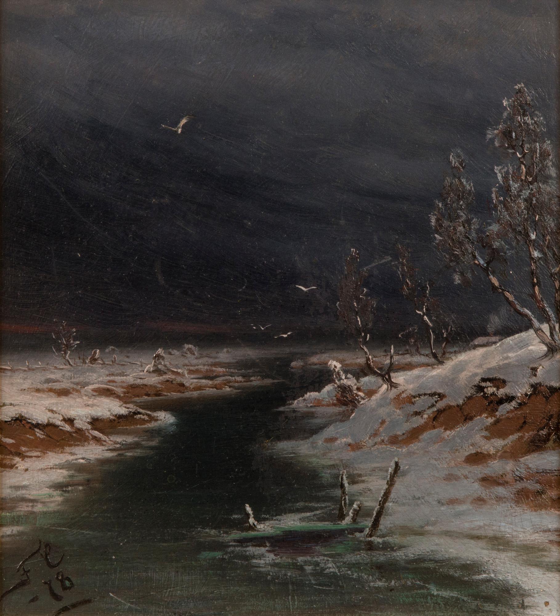 FANNY CHURBERG, WINTER LANDSCAPE.