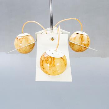 Ceiling lamp, Brevettato, Italy, 1970s.