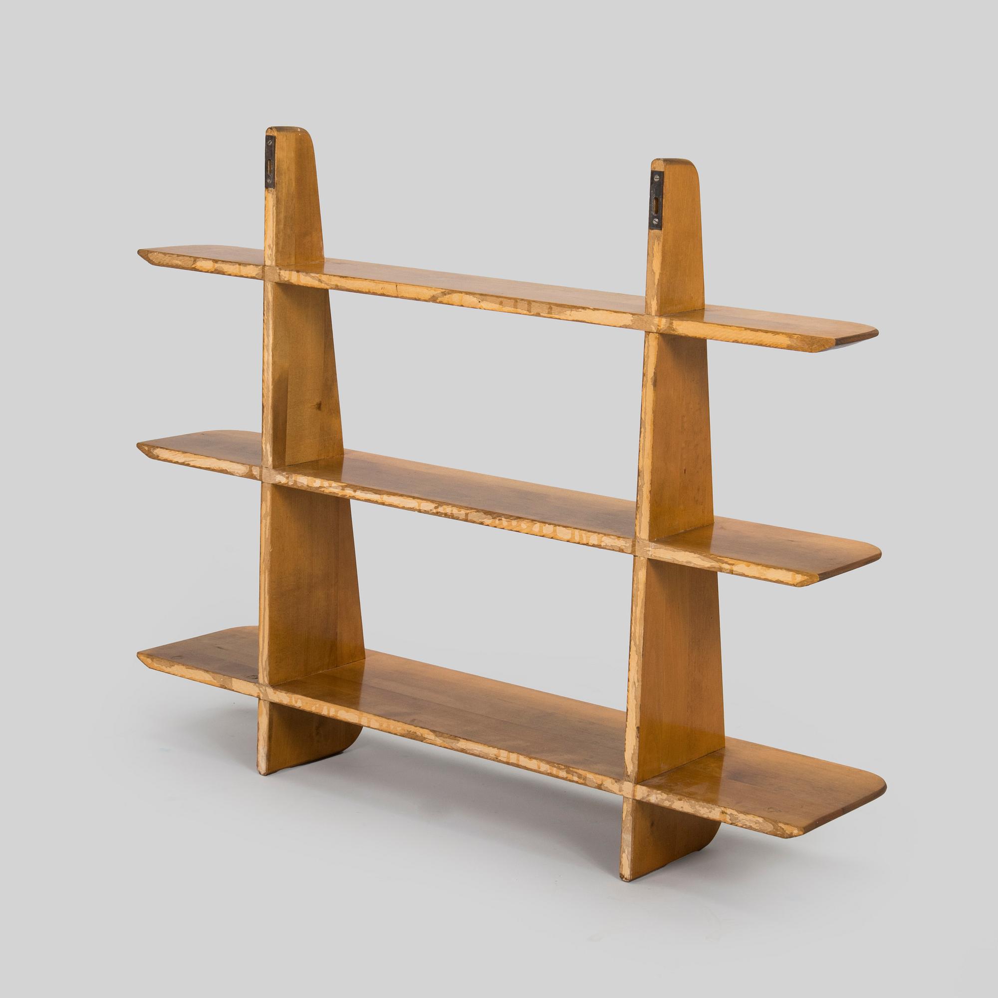 Ilmari Lappalainen, a mid-20th century 'Leo' Book shelf / wall shalf for Asko.