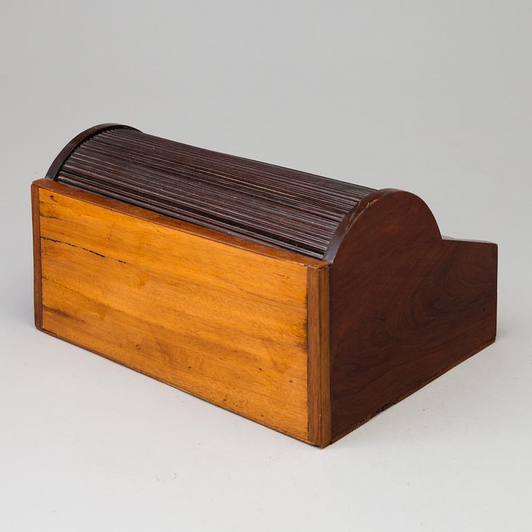 A 19th century writing box.
