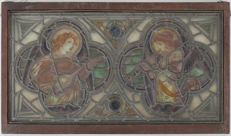 A lead glass windows, made around year 1900.