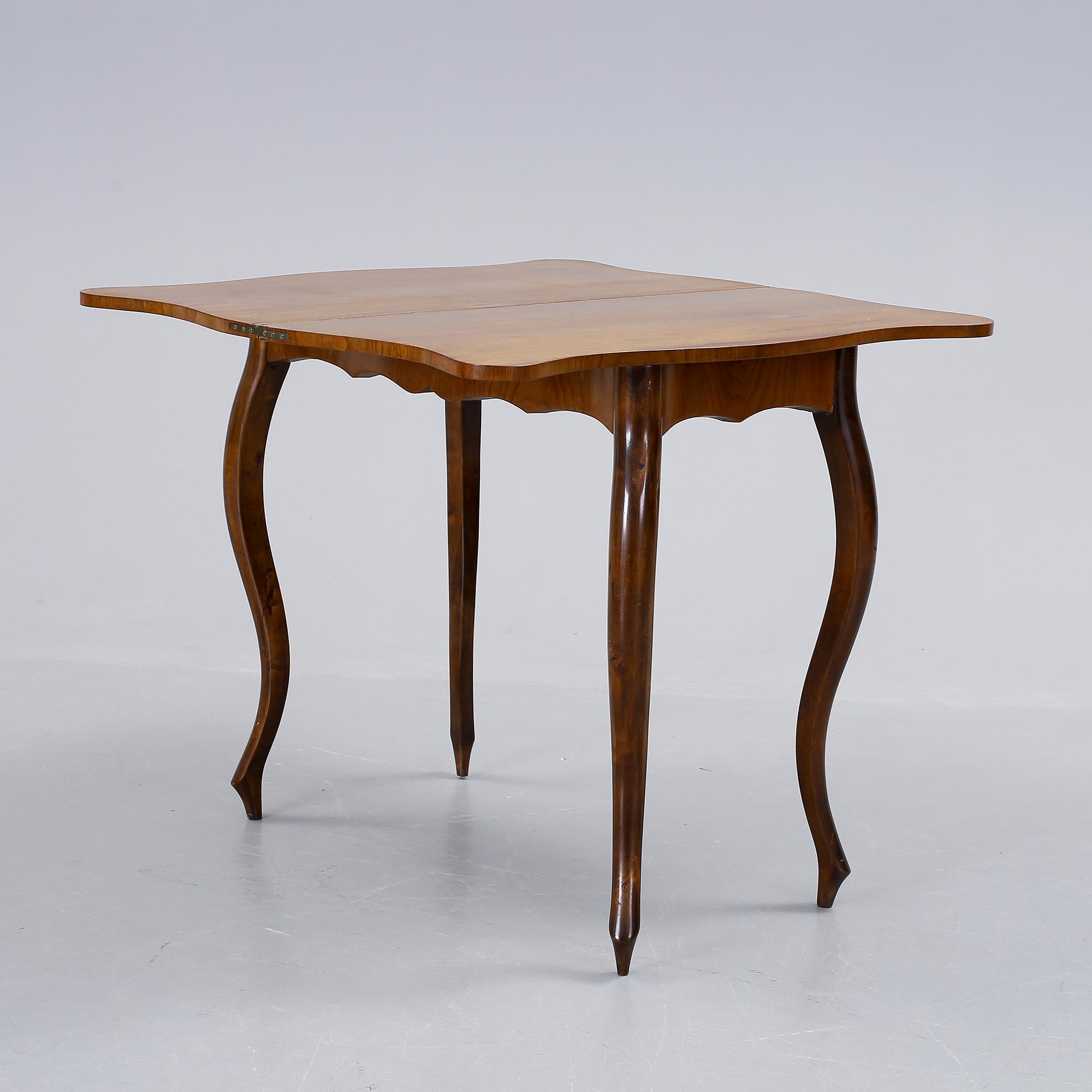 SPELBORD, nyrokoko, 1800-talets slut.