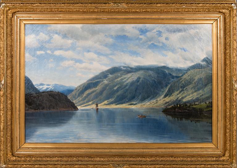 Thorsten Waenerberg, FJORDLANDSCAPE IN NORWAY.