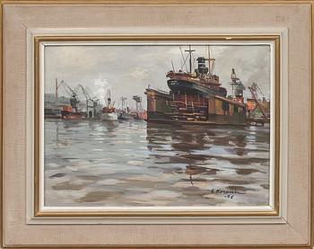 ERKKI KOSONEN, olja på duk. Signerad och daterad -55.