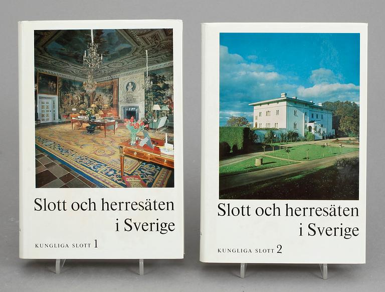 BÖCKER, 14 band, Slott och Herresäten i Sverige. Allhems Förlag, Malmö.