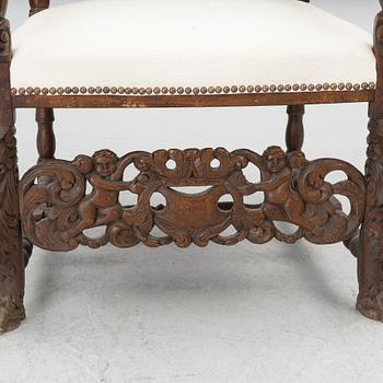 Armchair, Baroque, 18th century.