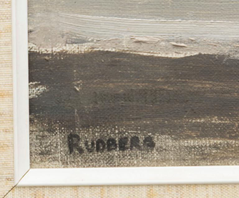 Gustav Rudberg, Hamnmotiv gråskala.