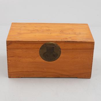 A Chinese camphor coffer/chest, 20th century.