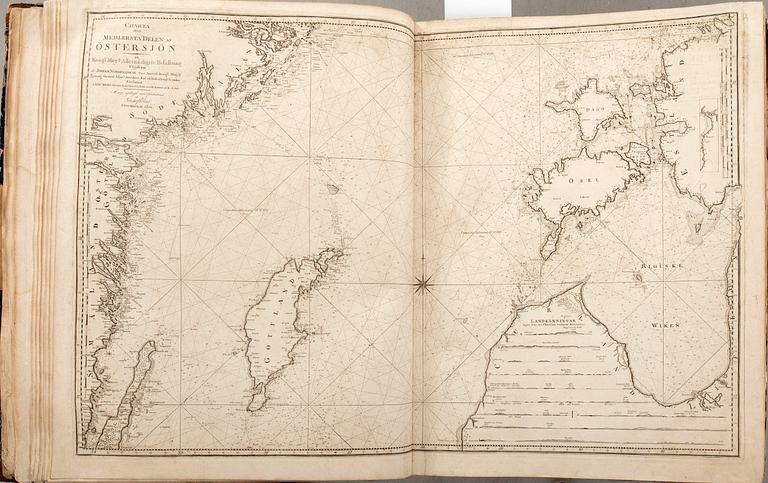 Gustaf af Klint, book, "Sweden's Maritime Atlas", 1797-1815.