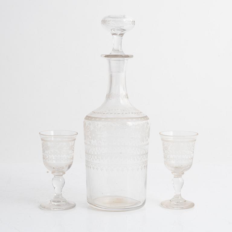 Flaskschatull, troligen Frankrike 1800-talets andra hälft.