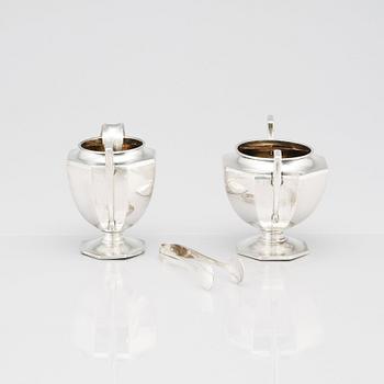 Schatull med silverservis, Japan, Miyamoto Shoko, Tokyo, tidigt 1900-tal.