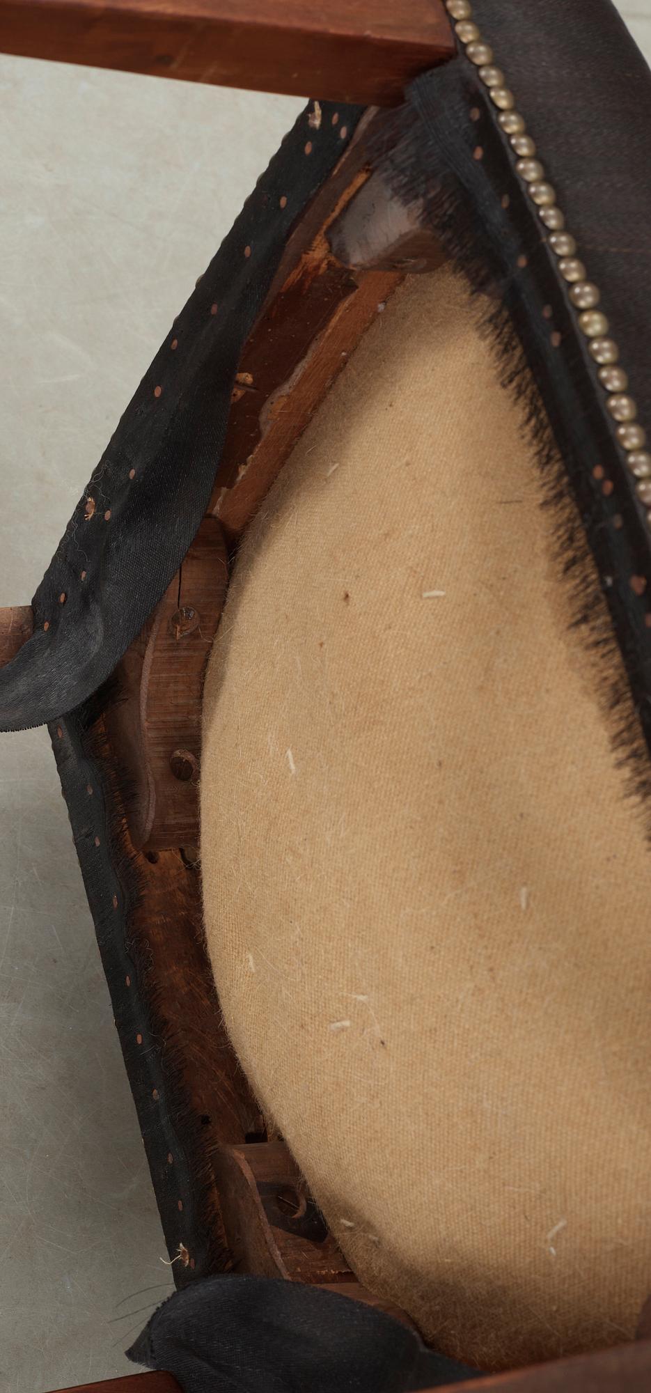 STOLAR, ett par, Sheratons art, England. 1800-tal.