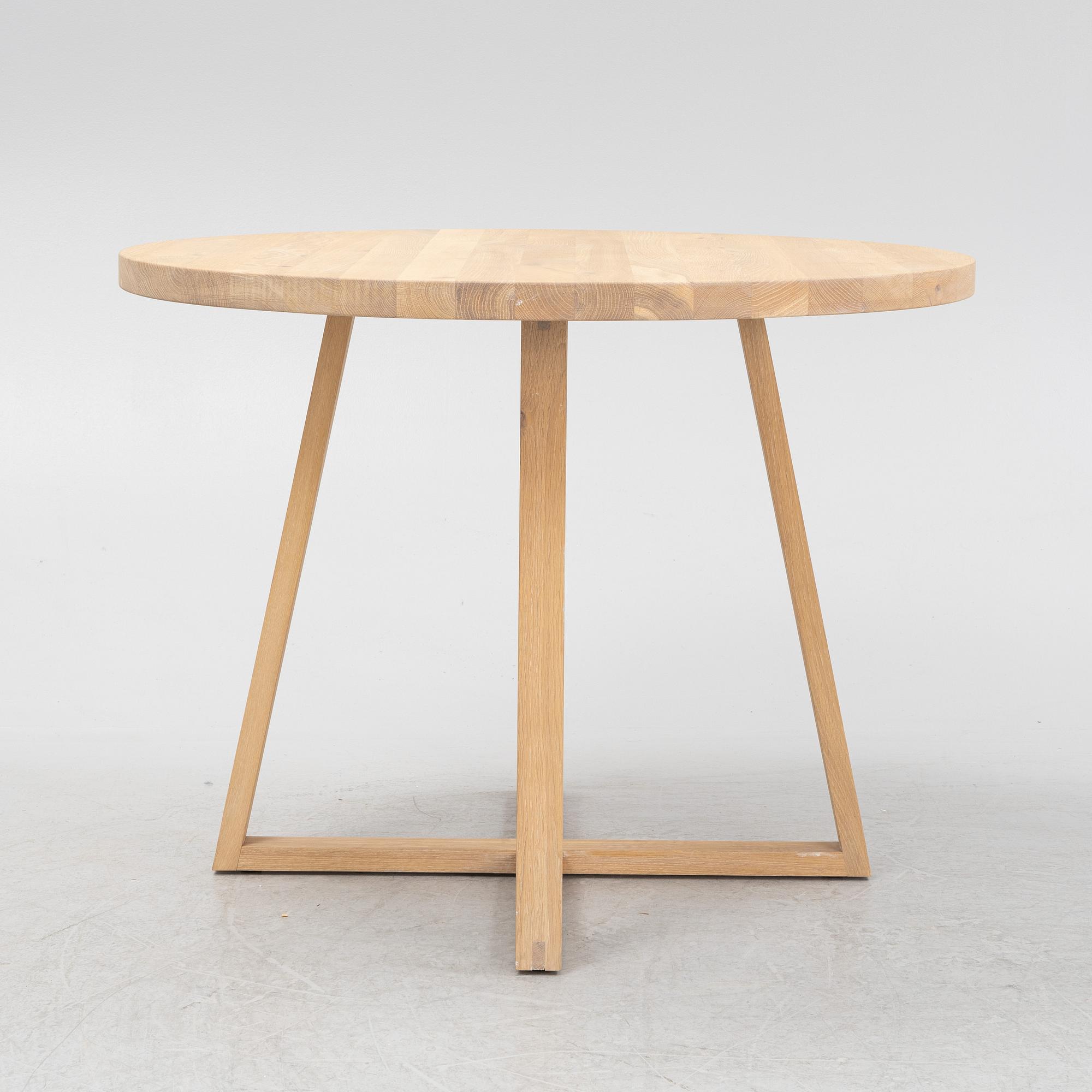 An Oak Dining Table, 'Xanti', Slettvoll, Norway 21st century.