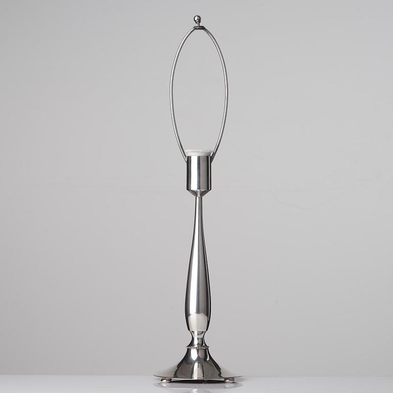 Wiwen Nilsson, a silver table lamp, Lund 1926.