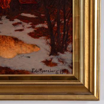 Edvard Rosenberg, olja på duk, signerad och daterad 1926.