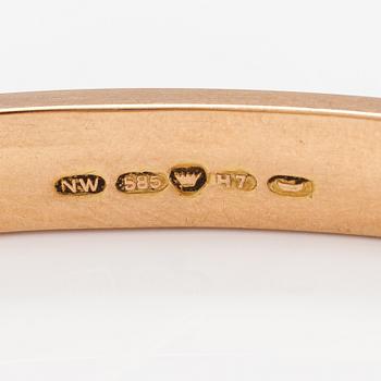 A 14K gold bracelet. Westerback, Helsinki 1961.