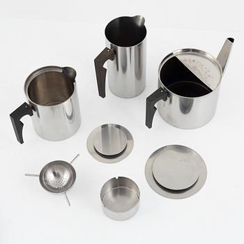 Arne Jacobsen, 5 delar, "Cylinda-Line", Stelton, Danmark.